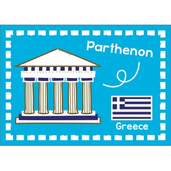 12552 Landmark Greece Parthenon